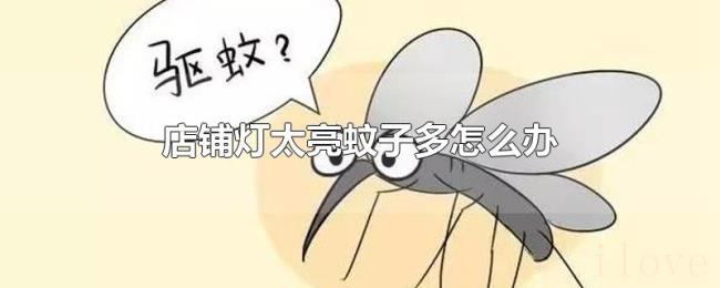 店铺灯太亮蚊子多怎么办