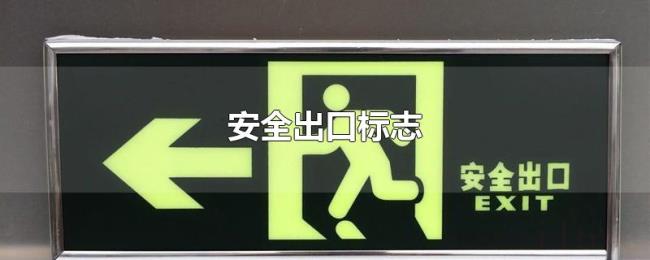 安全出口标志 安全出口标志