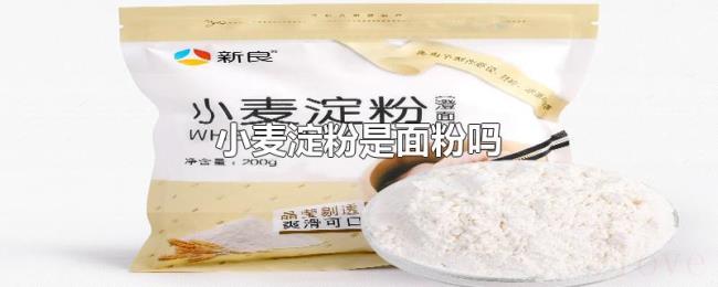 小麦淀粉是面粉吗