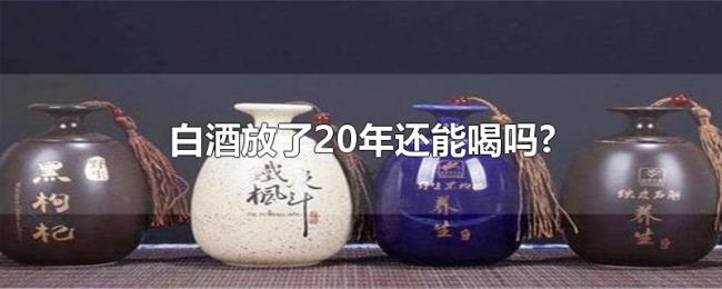 白酒放了20年还能喝吗?