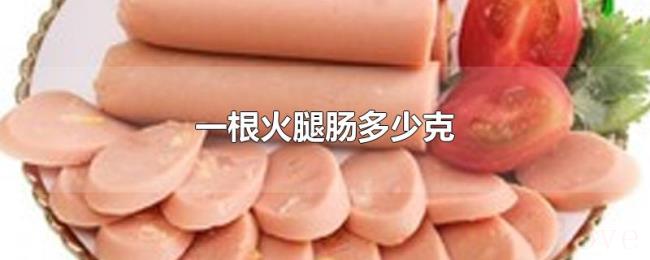 一根火腿肠多少克 一根火腿肠多少克
