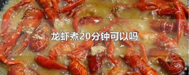 龙虾煮20分钟可以吗