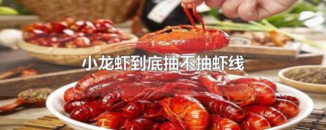 小龙虾到底抽不抽虾线 小龙虾到底抽不抽虾线