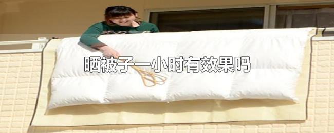 晒被子一小时有效果吗