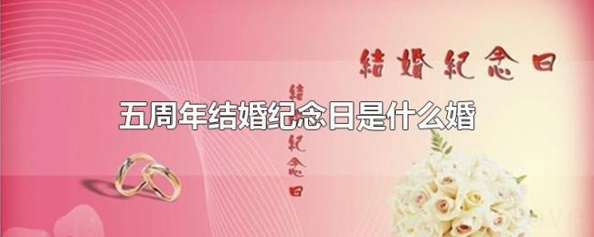 五周年结婚纪念日是什么婚