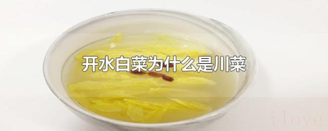 开水白菜为什么是川菜 开水白菜为什么是川菜