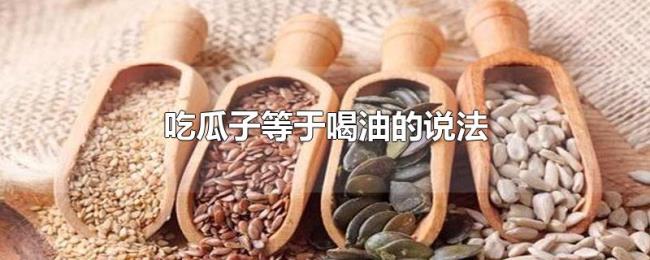 吃瓜子等于喝油的说法 吃瓜子等于喝油的说法